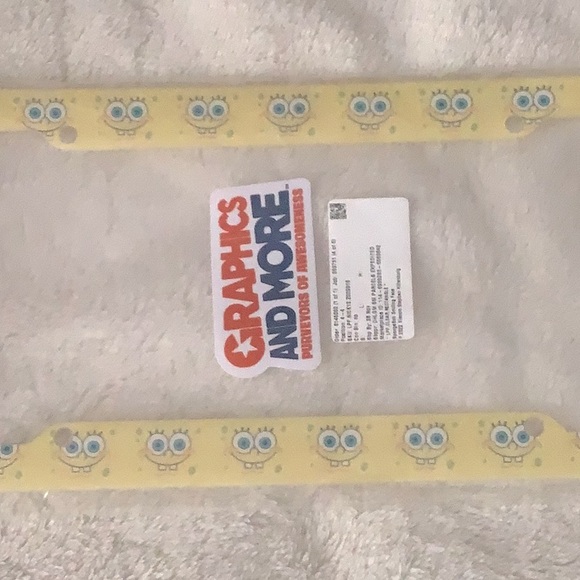 🆕🧽🚙 Nickelodeon Spongebob Squarepants License Plate Frame NWT - Picture 2 of 5